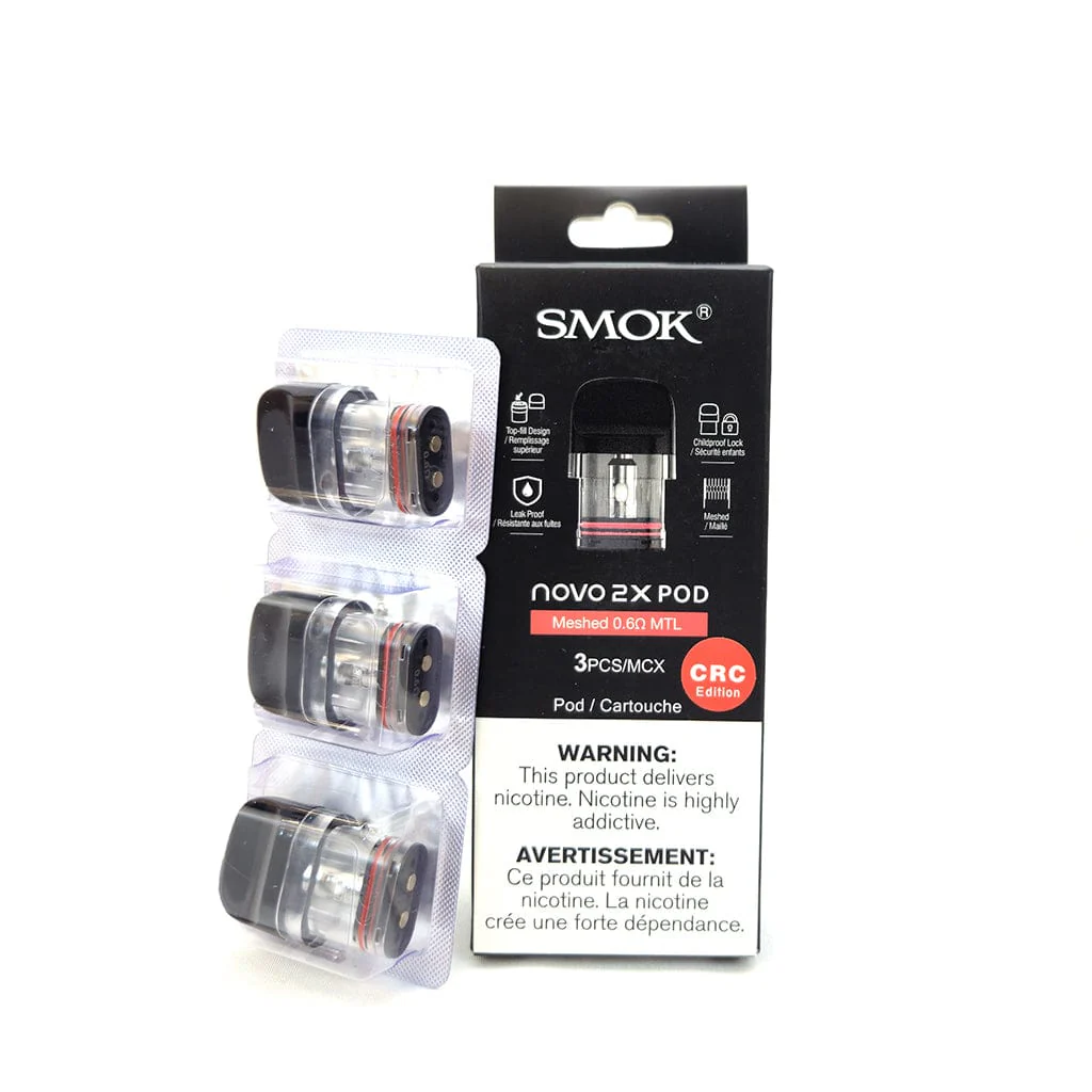 Smok Novo 2X Replacement Pods (Meshed MTL) | 3 Pack | 0.6ohm product image